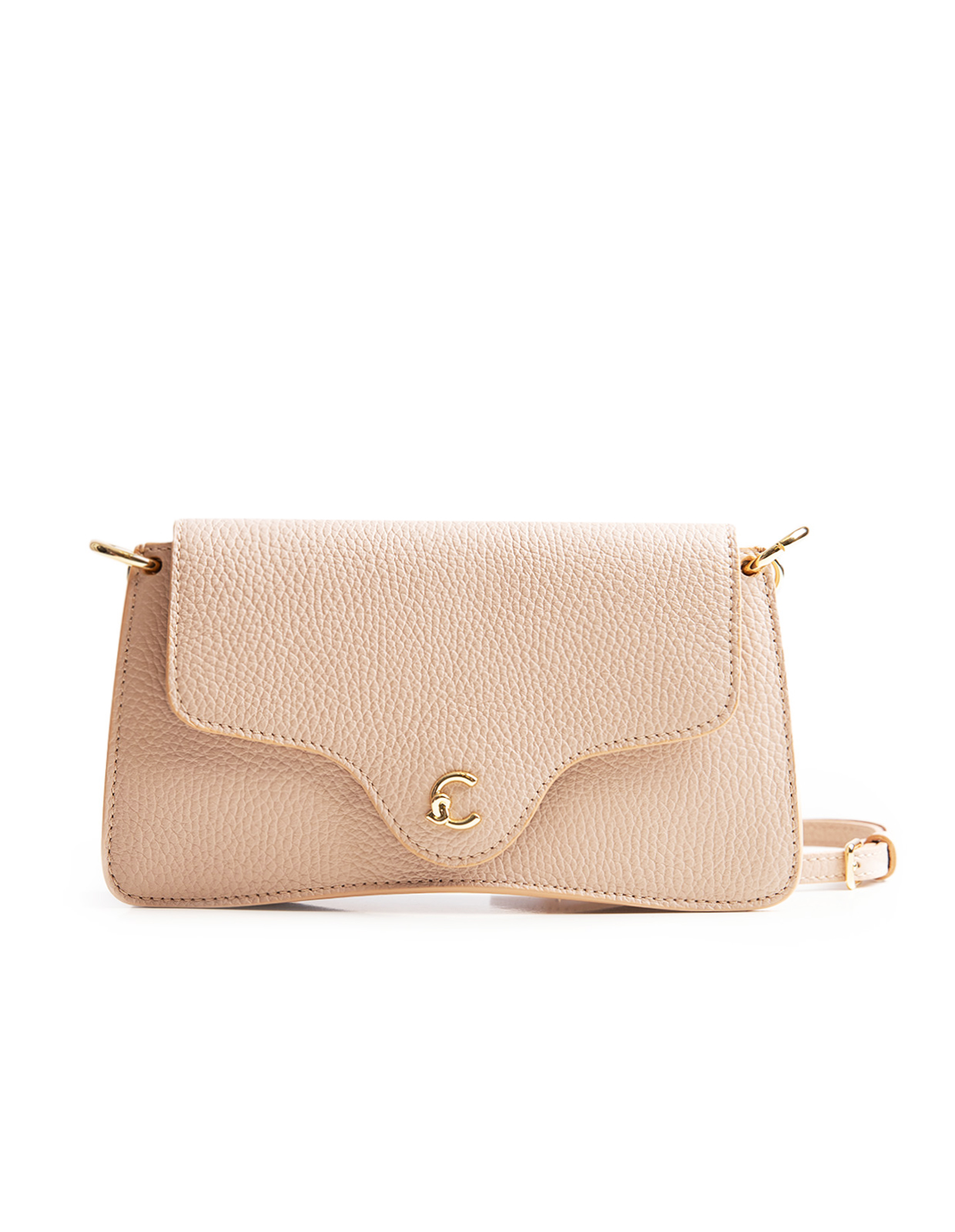 C-Me Väska Läder Beige One Size