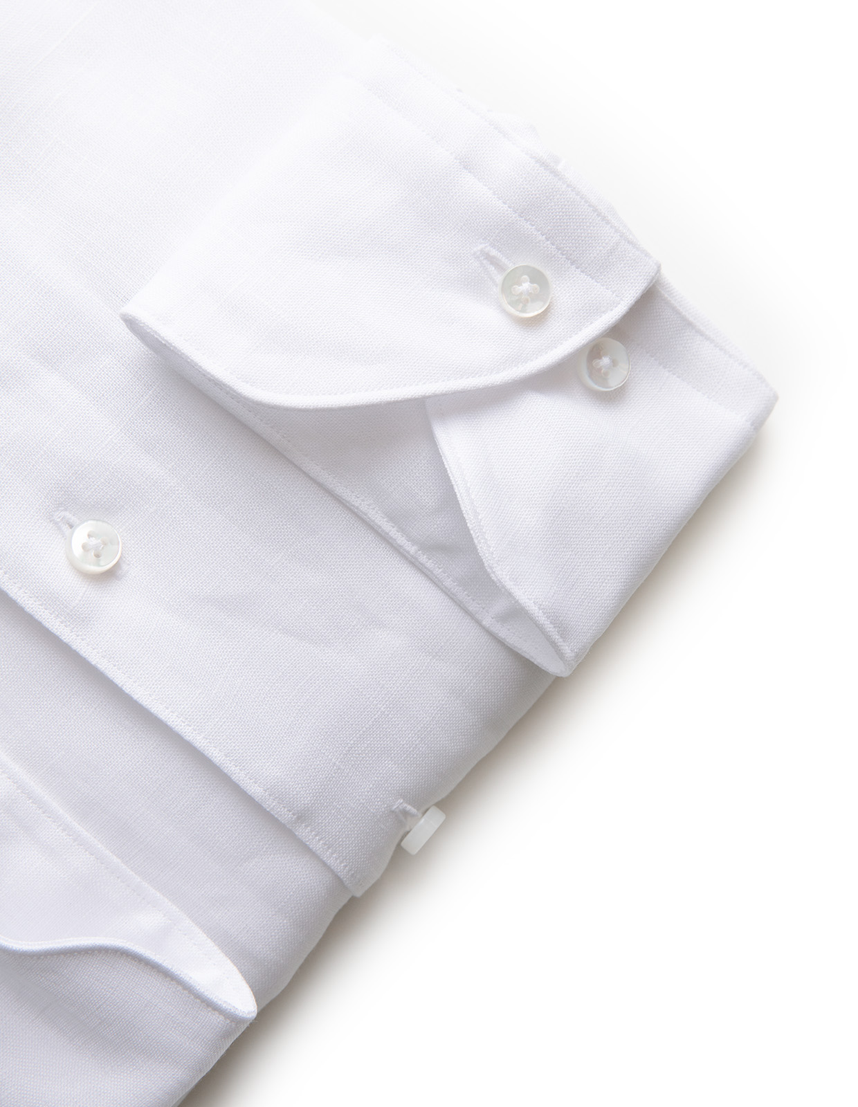 1899 Slim Skjorta Linne Vit 44