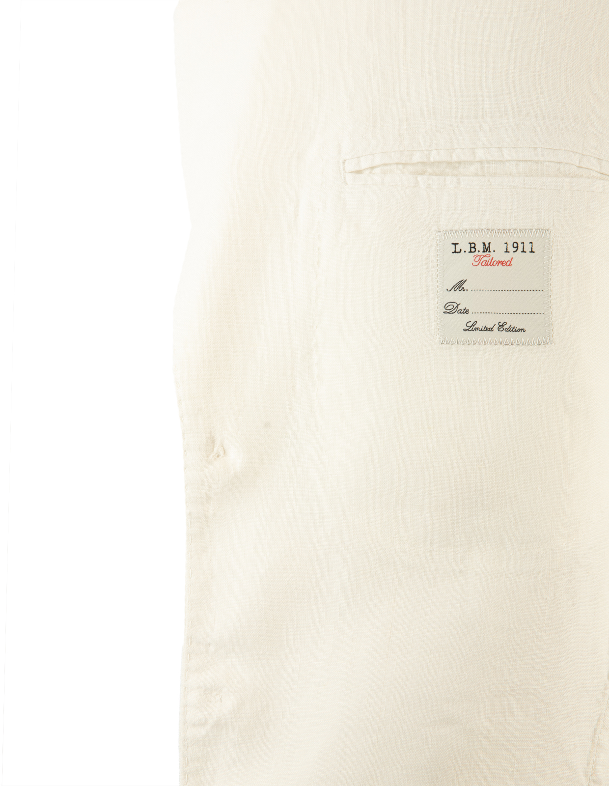 Jack Regular Kavaj Linne Vit 54