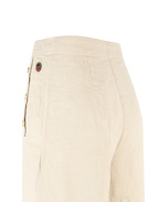 Pixie Shorts Linne Beige 36