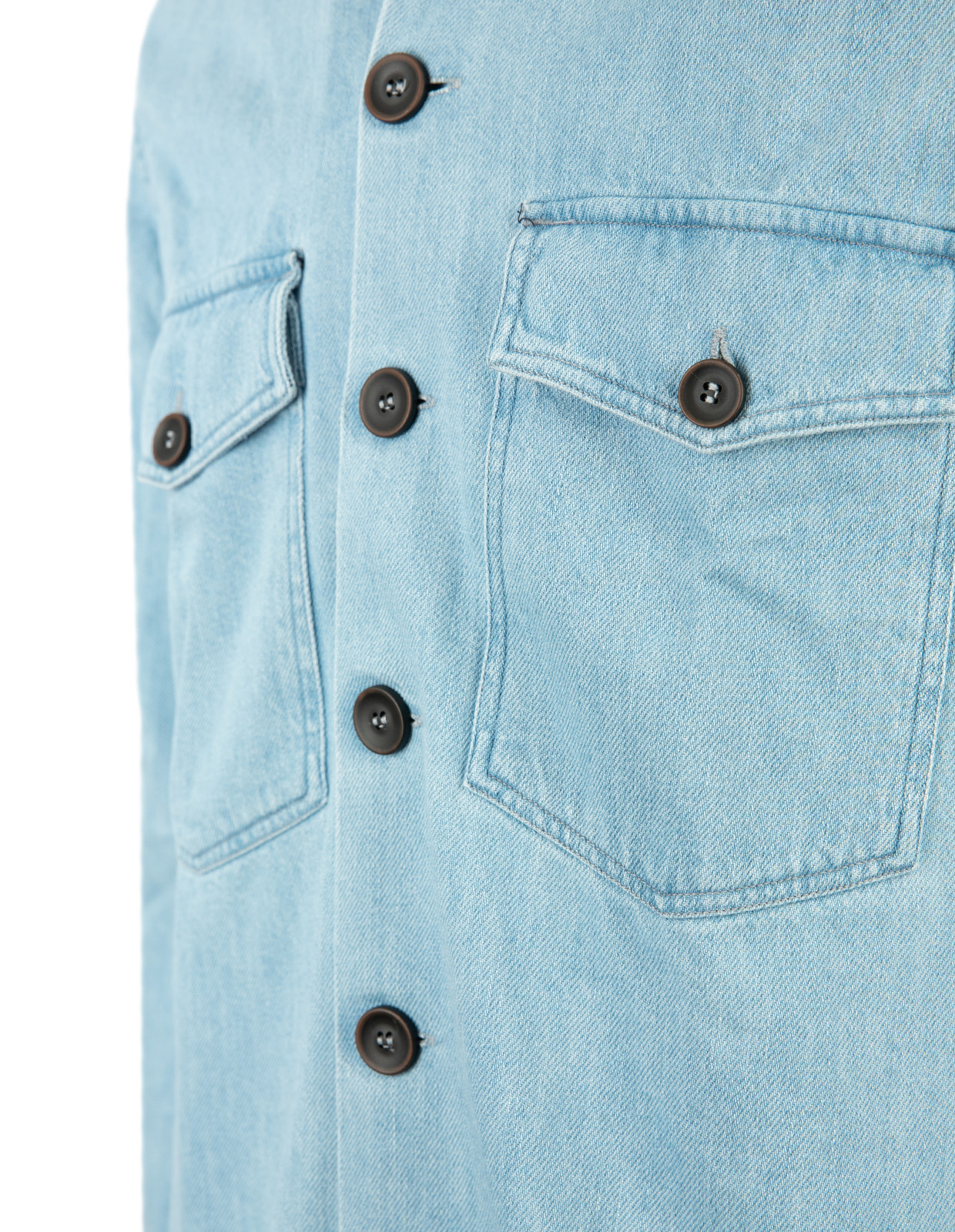 Overshirt Denim Ljusblå M