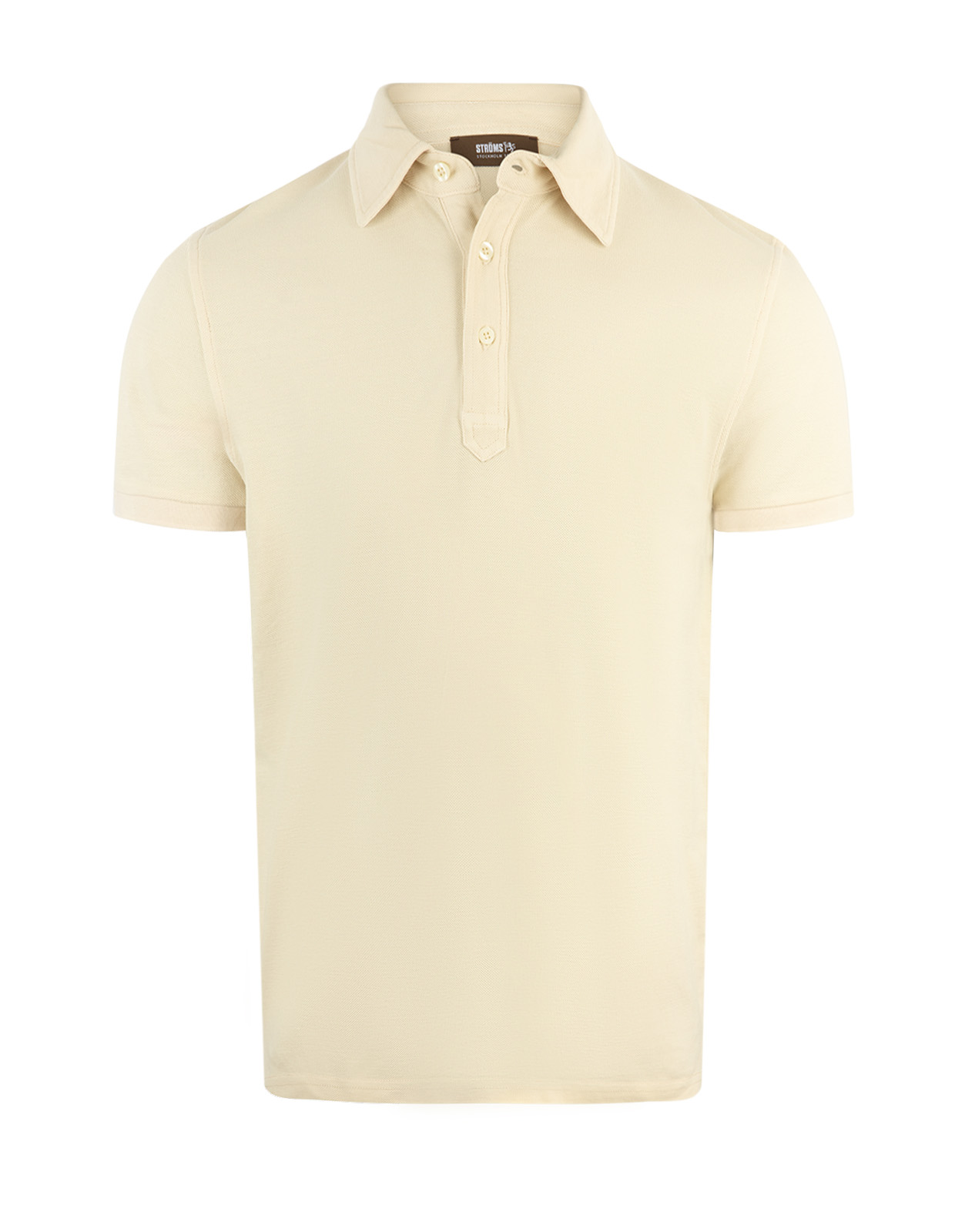 Pikétröja Bomull Ljusbeige