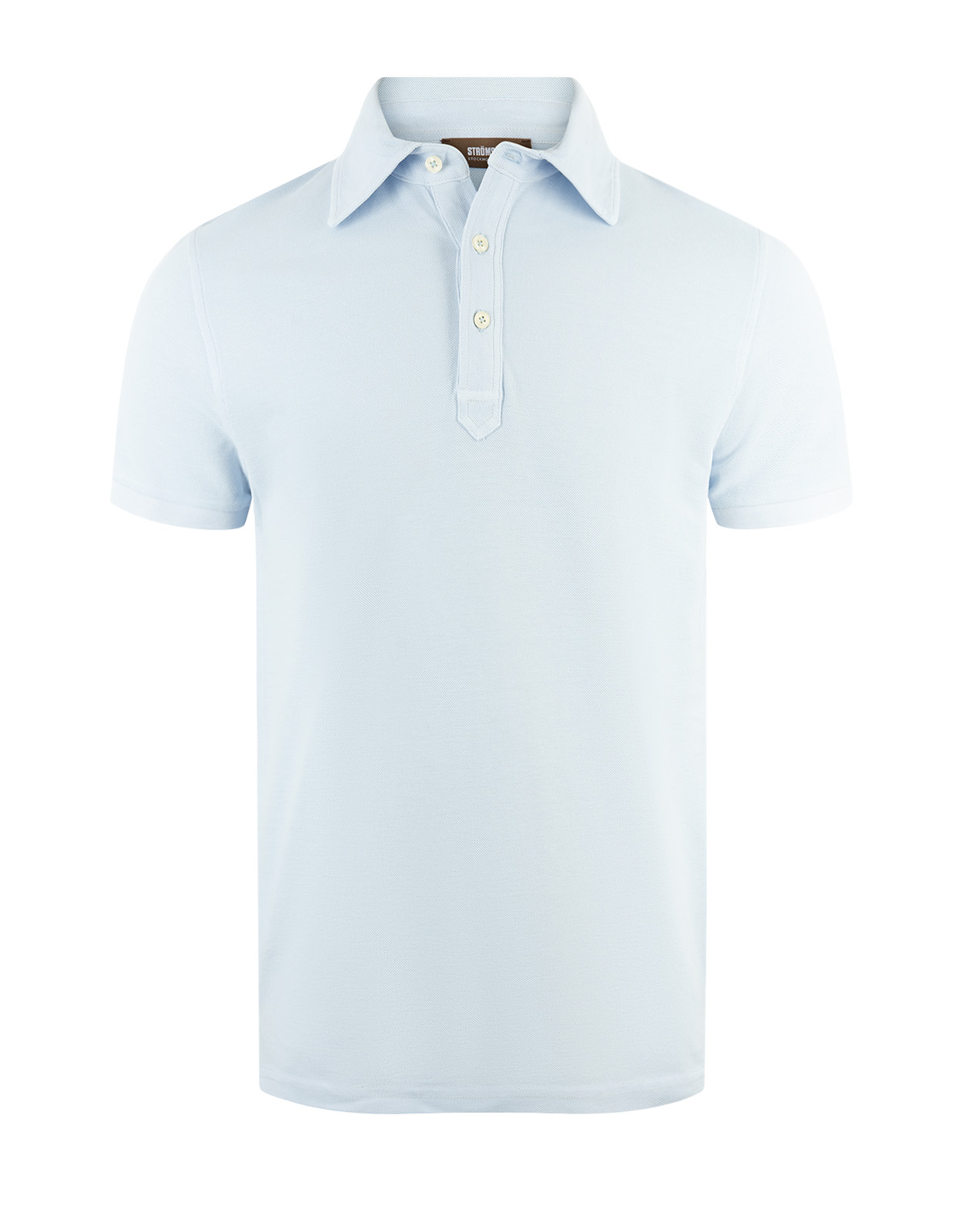 Pikétröja Bomull Ljusblå