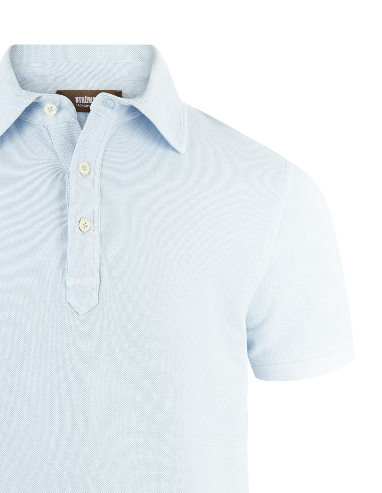 Pikétröja Bomull Ljusblå