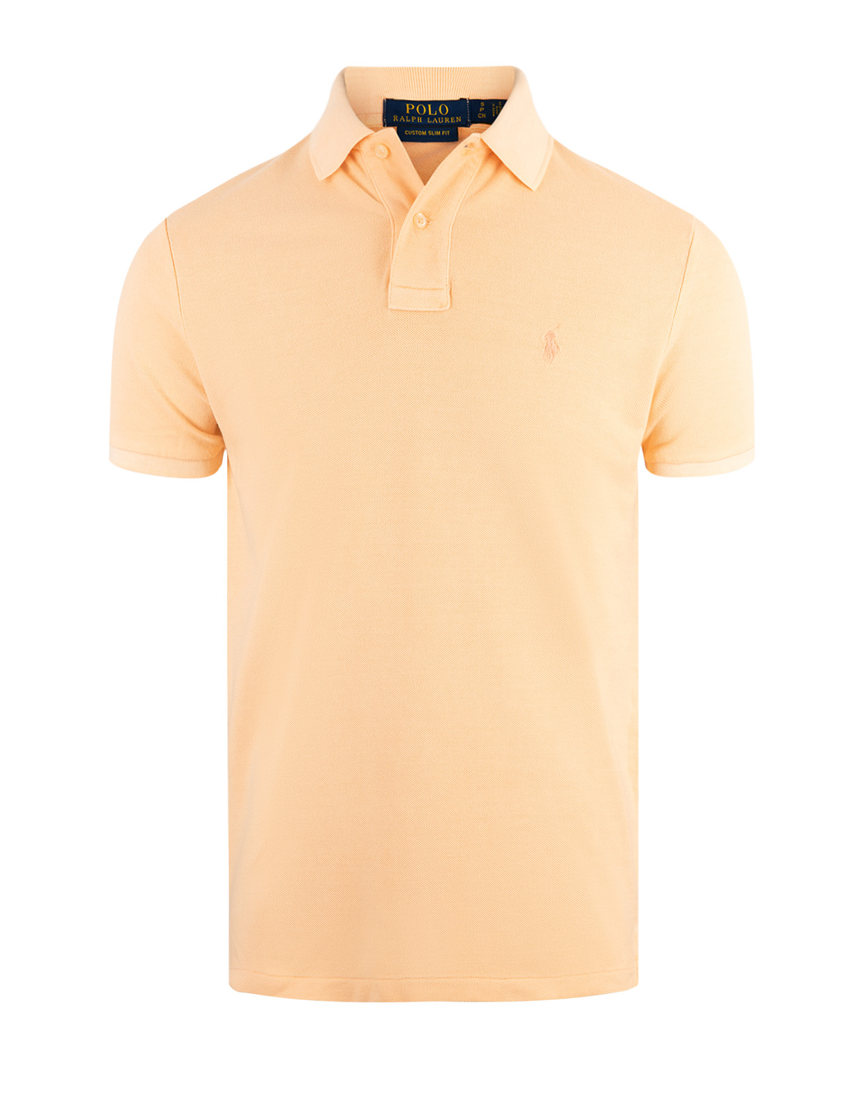 Custom Slim Fit Polo Piké Orange