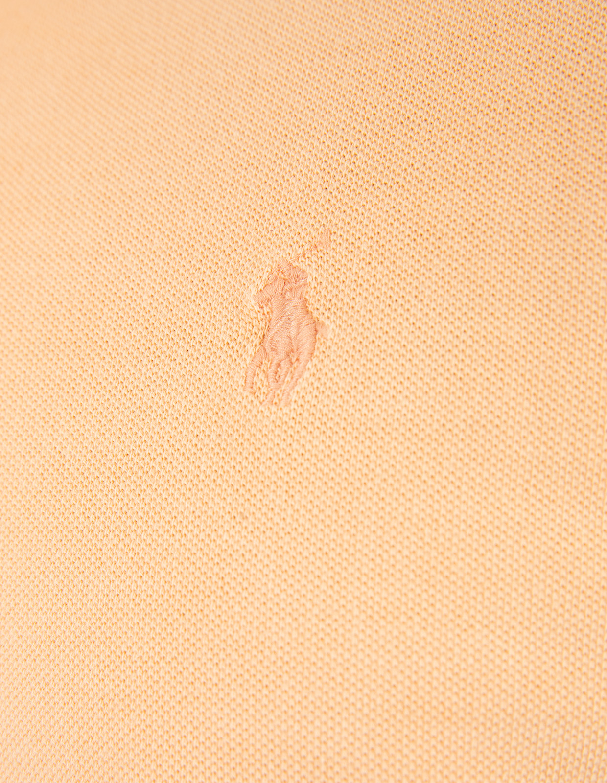 Custom Slim Pikétröja Mineraltvätt Orange L