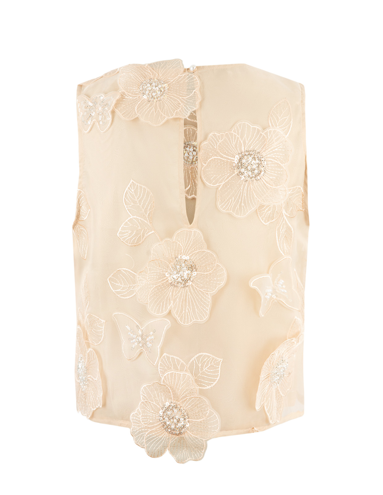 Sarah Top Beige-aprikos