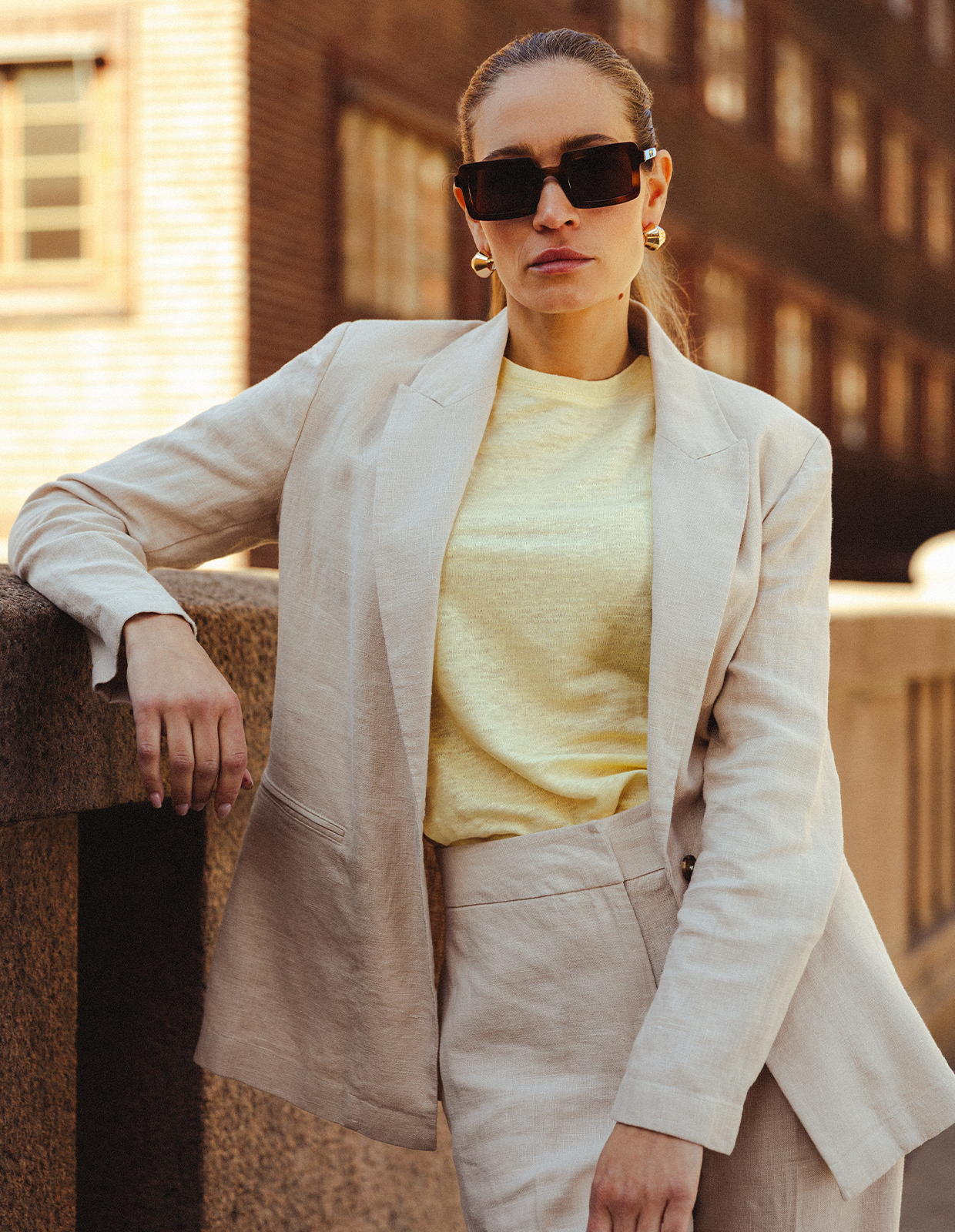 Elisabeth Kavaj Linne Beige