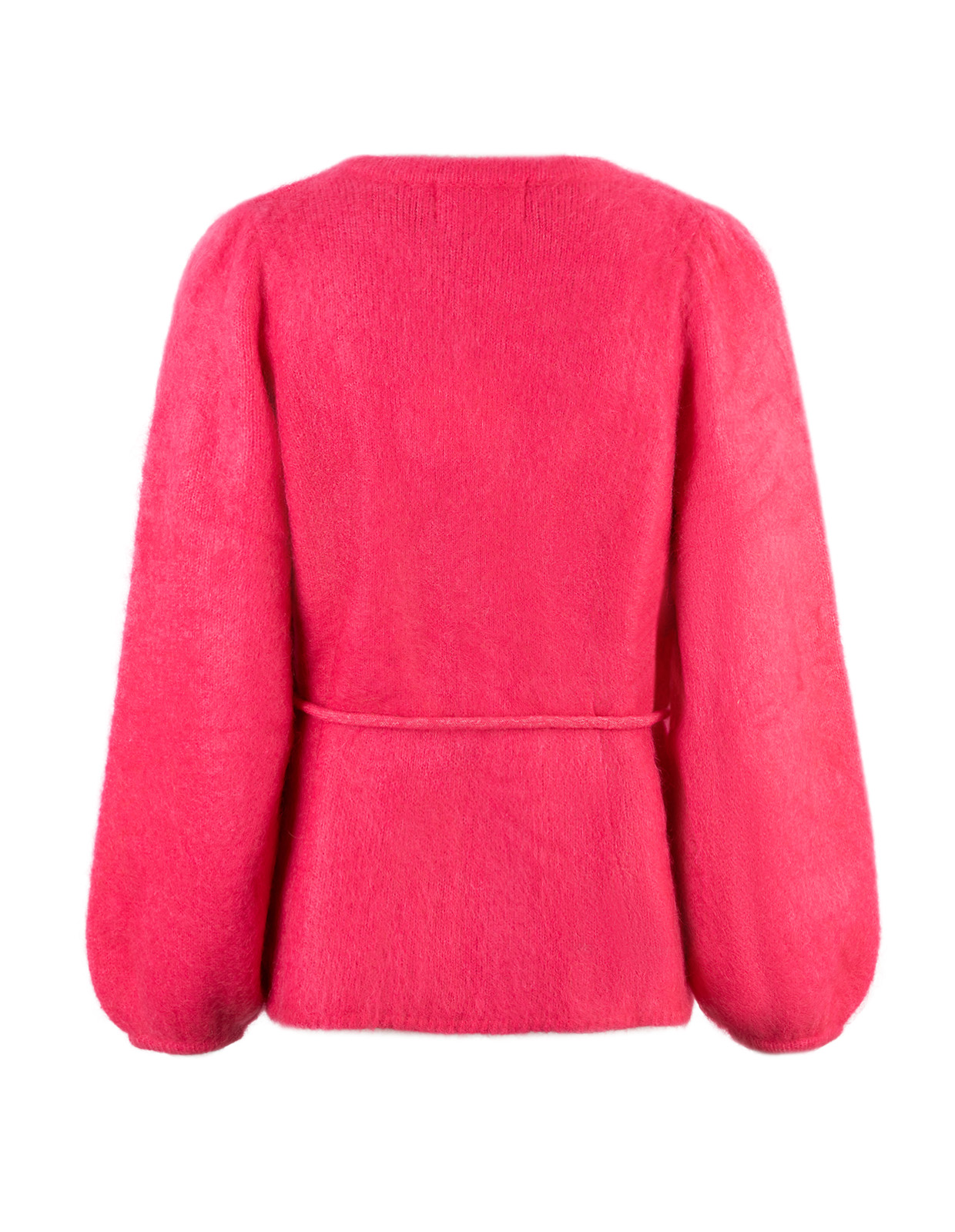 Fredrikke Cardigan Mohair Cerise