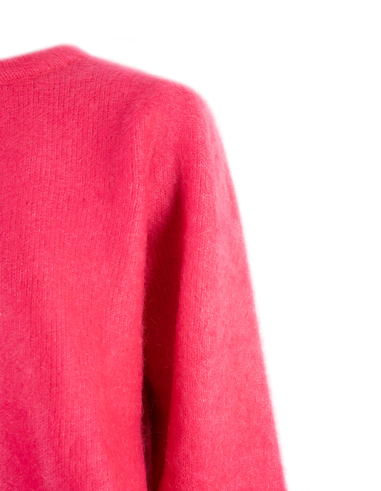 Amelia Cardigan Mohair Cerise