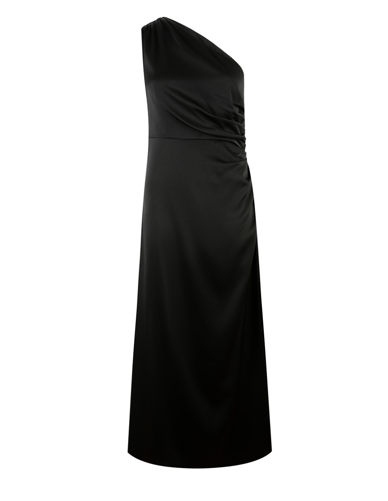 Duse One Shoulder Klänning Svart