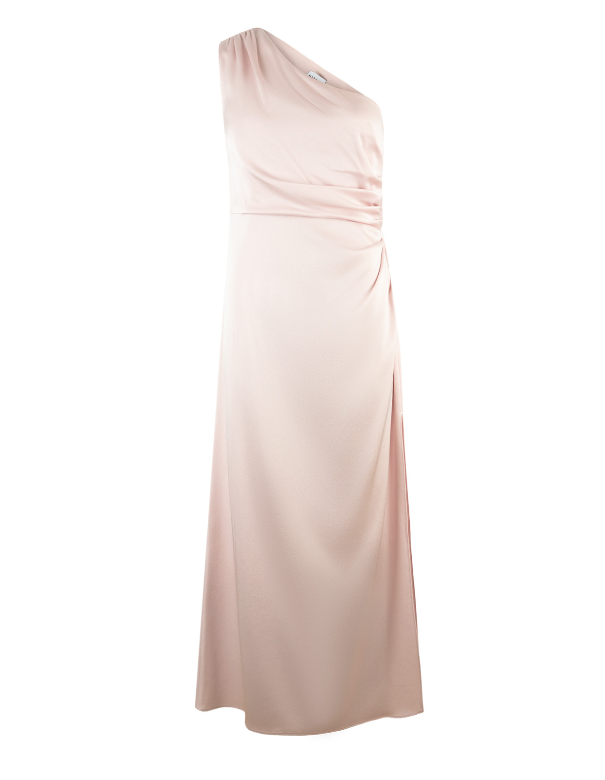 Duse One Shoulder Klänning Rosa