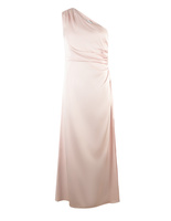 Duse One Shoulder Klänning Rosa