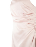 Duse One Shoulder Klänning Rosa