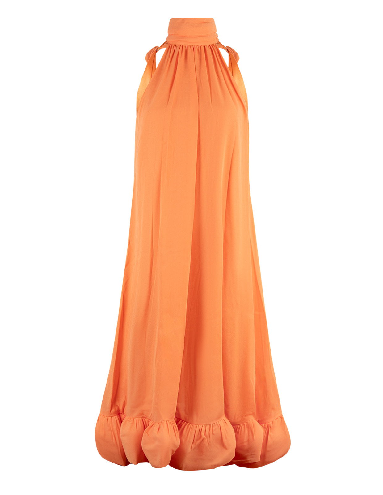 Sabrina Halterneck Klänning Orange