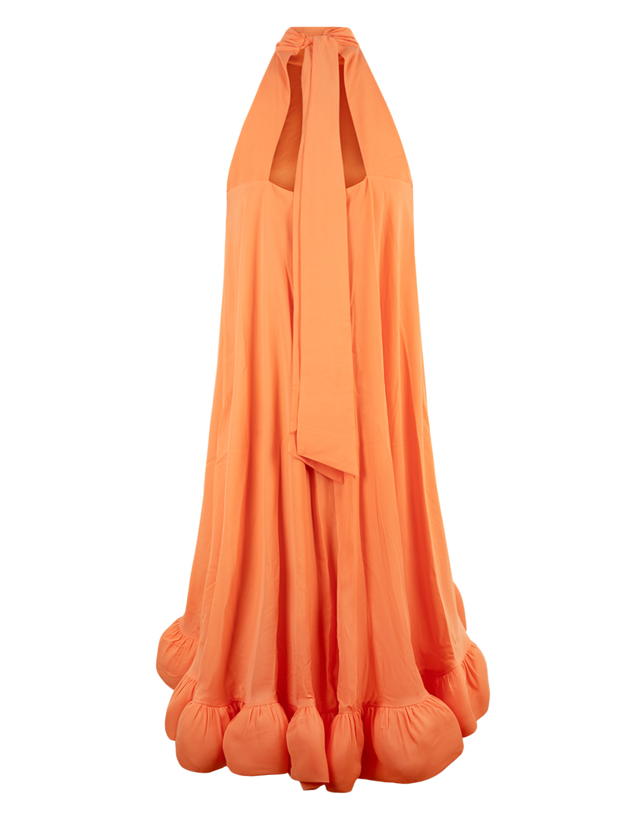 Sabrina Halterneck Klänning Orange