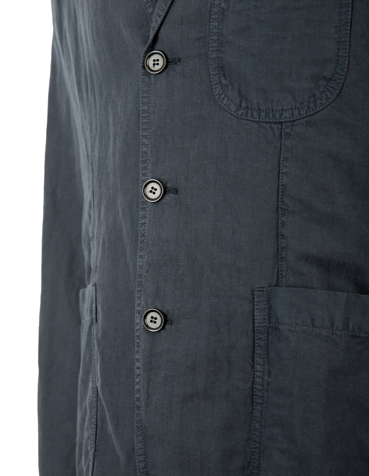 Samuraki Kavaj Lyocell Linne Navy XXL