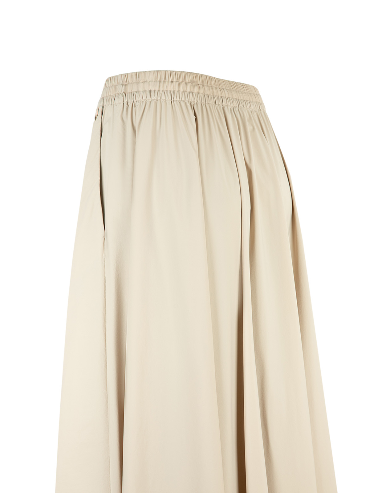 Lång Kjol Ljusbeige 42