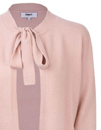 Cardigan with Bow Powder Pink