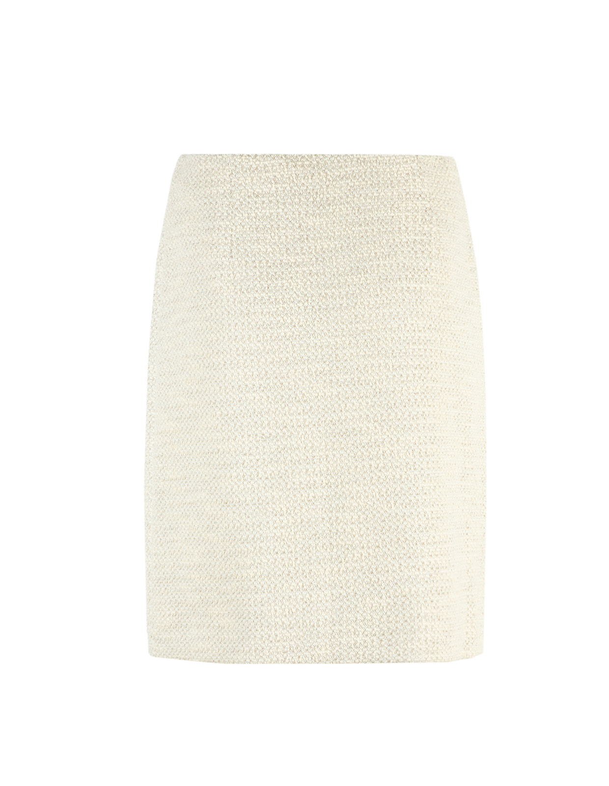 Valetta Kjol Bouclé Benvit