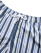 Badshorts Randiga Blå/Vit