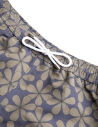 Badshorts Mönstrade Blommig Navy/Grön S