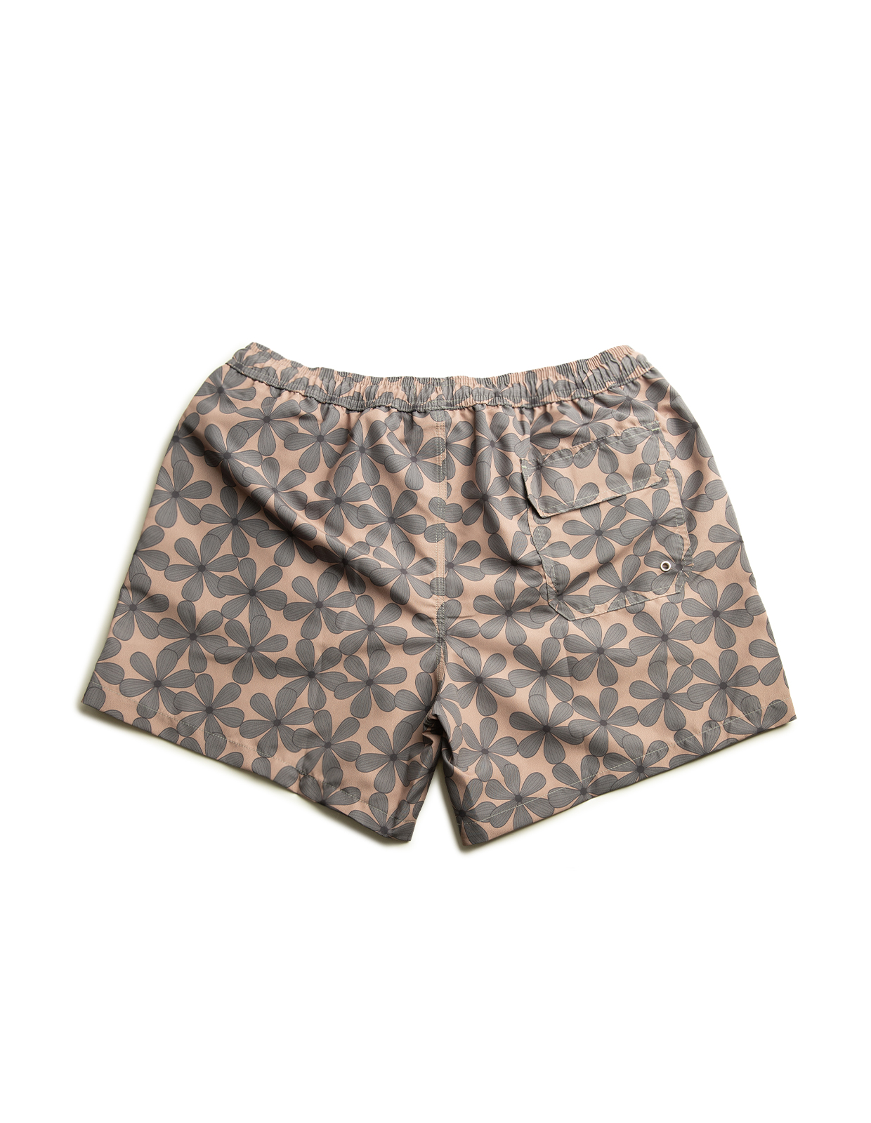 Badshorts Mönstrade Blommig Beige/Grå