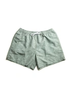 Badshorts Mönstrade Snäckskal Grön L