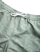 Badshorts Mönstrade Snäckskal Grön XXL