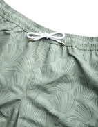 Badshorts Mönstrade Snäckskal Grön L