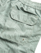 Badshorts Mönstrade Snäckskal Grön XXL