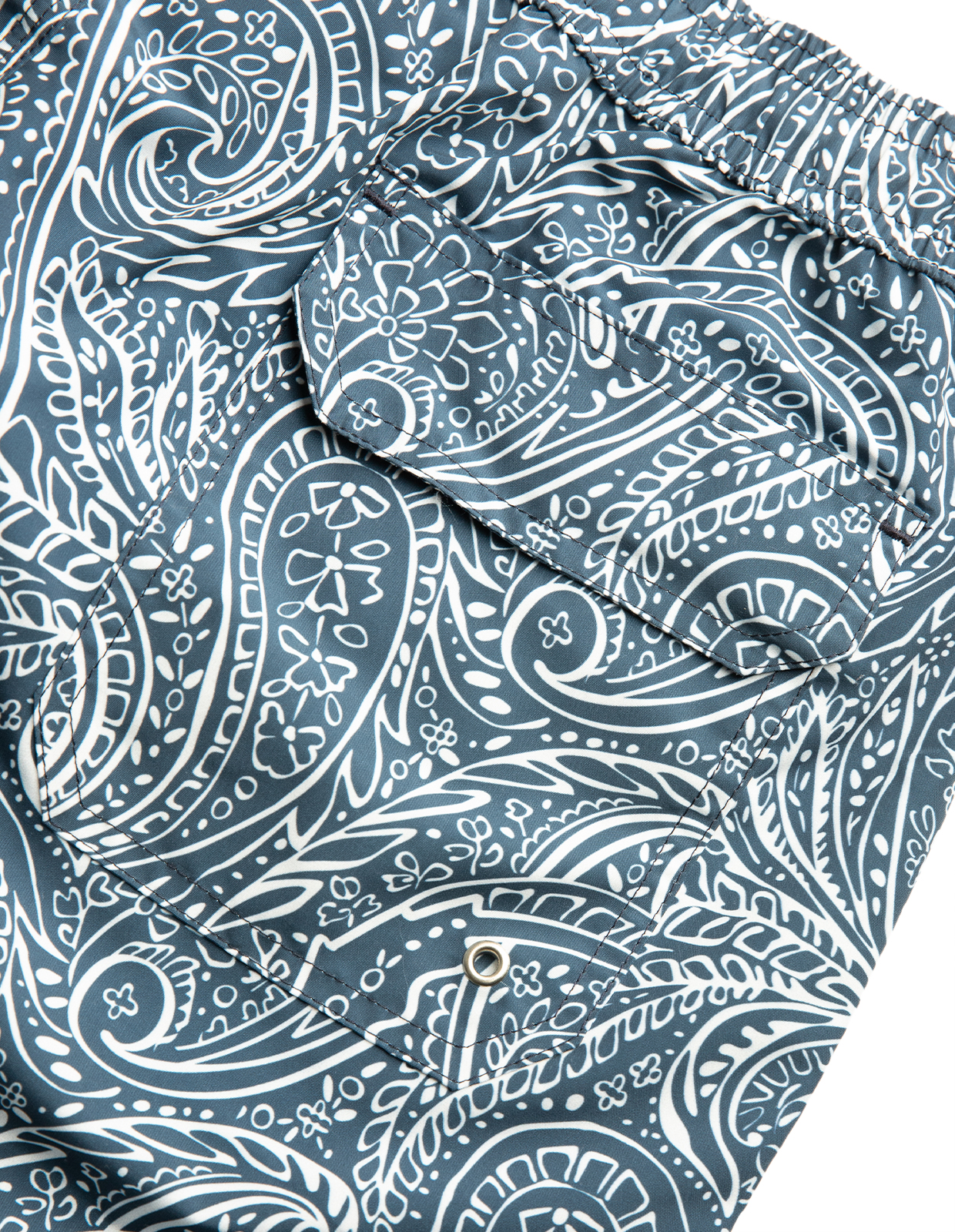 Badshorts Mönstrade Paisley Navy