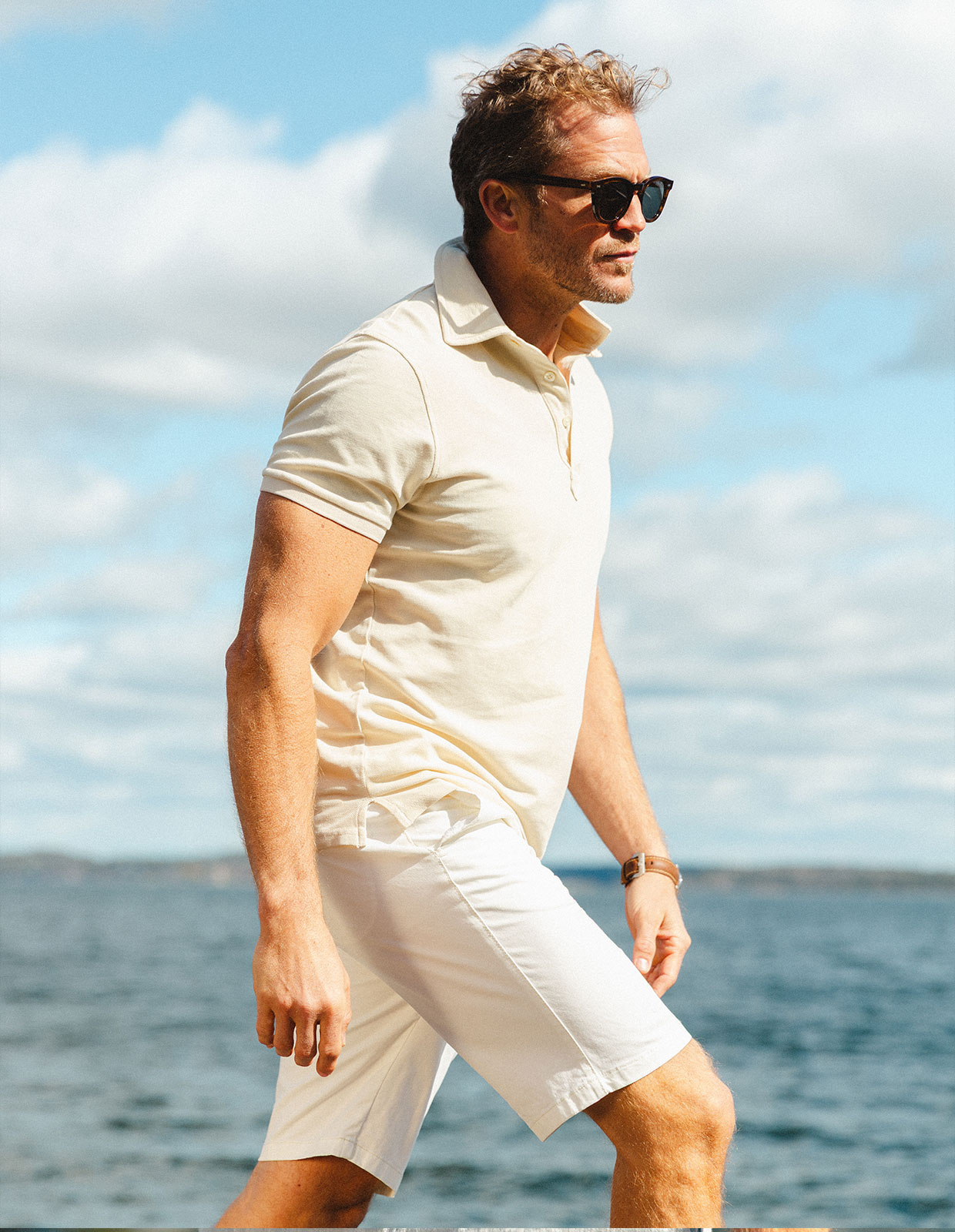 Shorts Bomull Stretch Benvit