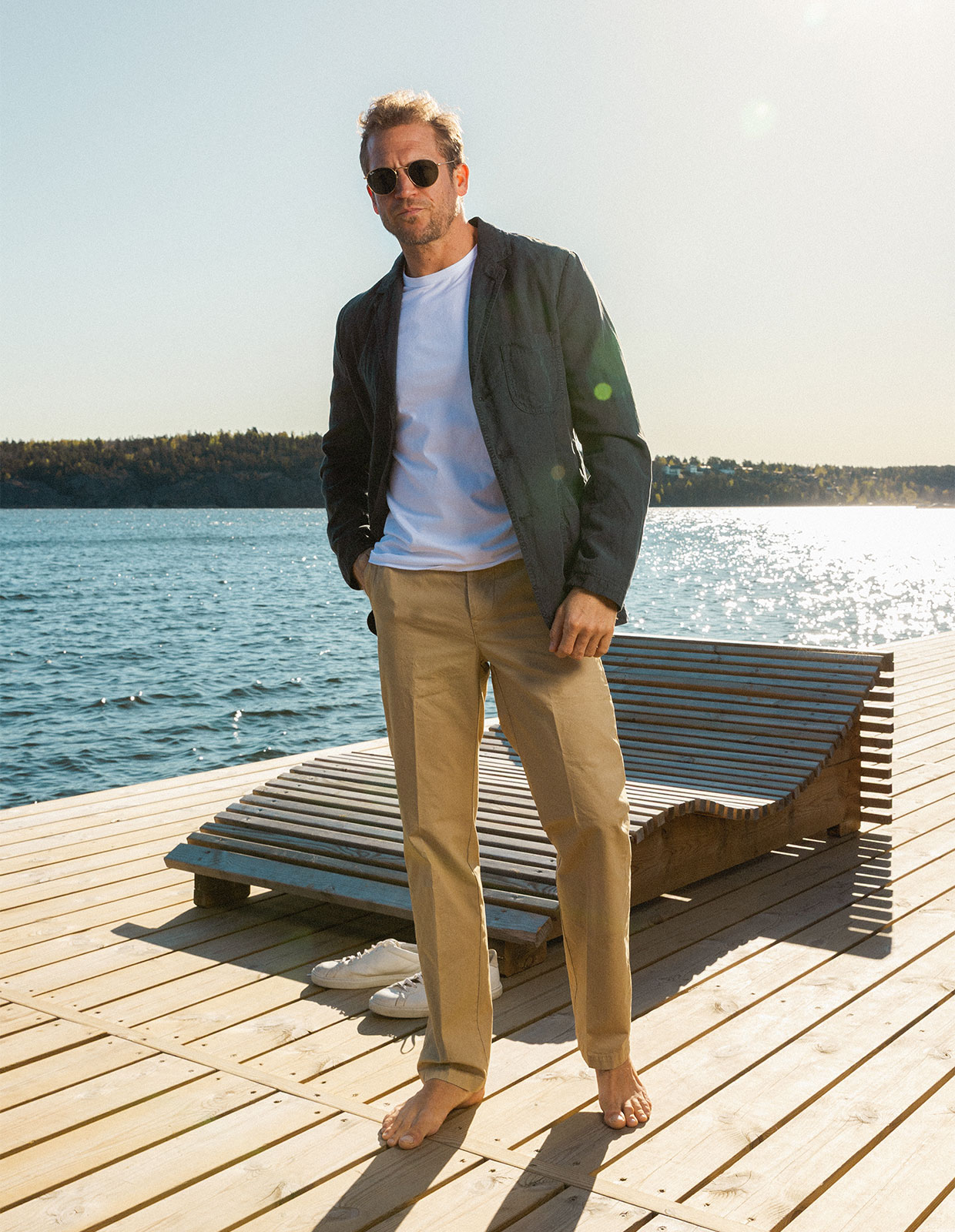Berardo Chinos Beige 30"