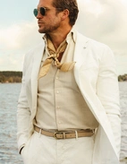 Sartorial Shirt Slub Cotton Beige