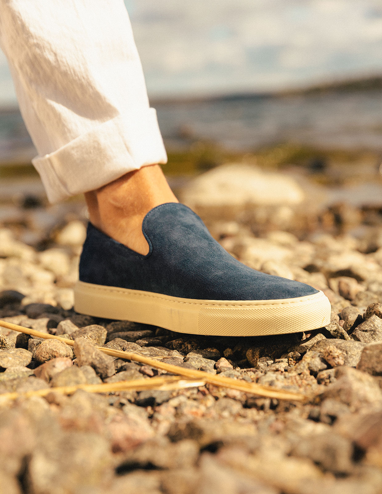 Jetty Slip On Mocka Marinblå