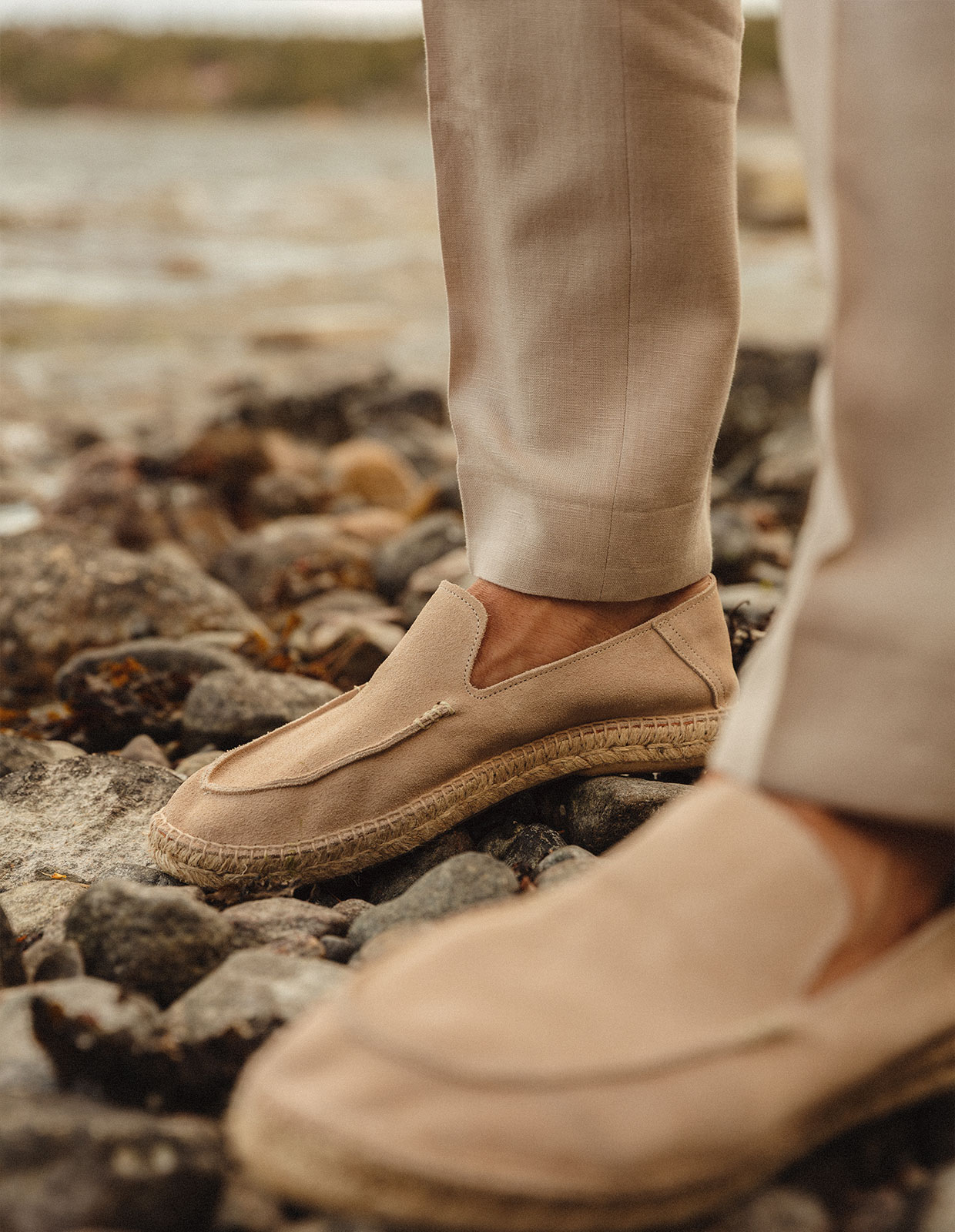 Espadriller Loafers Mocka Beige