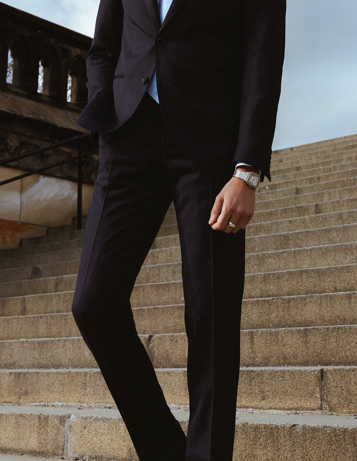 Dandy Kostymbyxa Straight Fit Navy 92