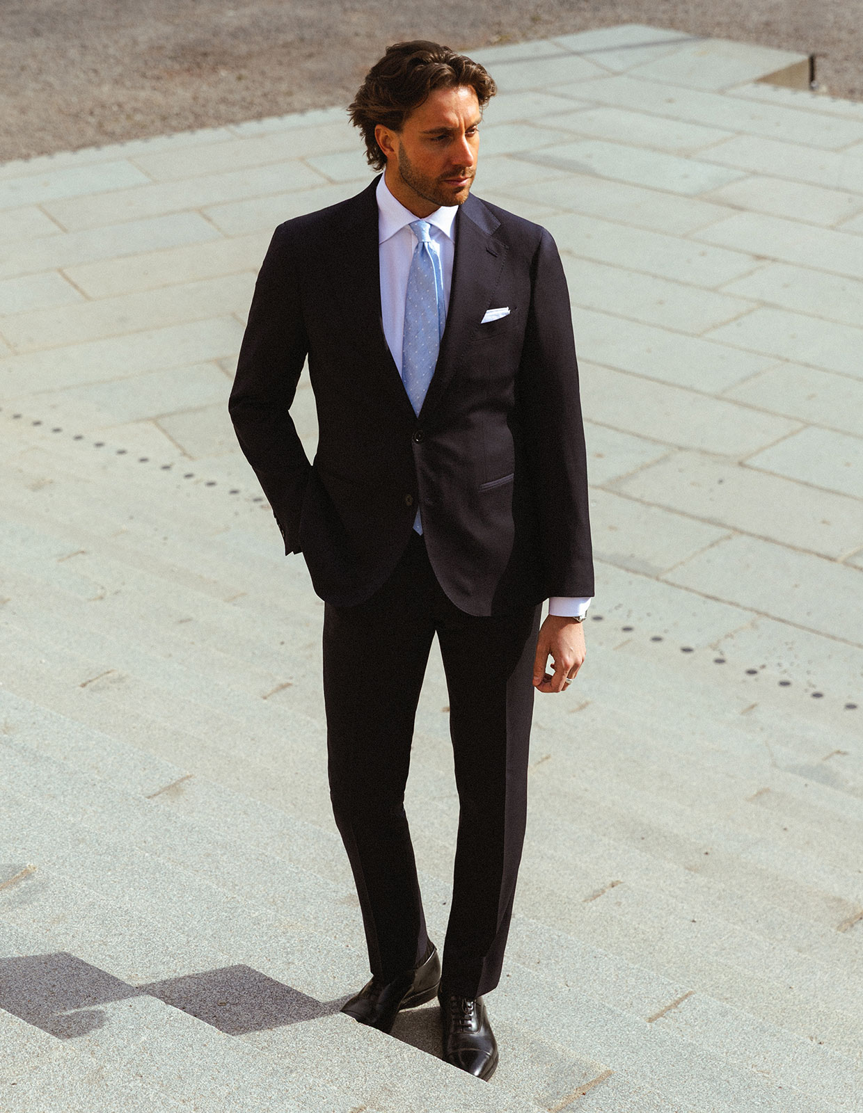 Dandy Kostymbyxa Straight Fit Navy 92