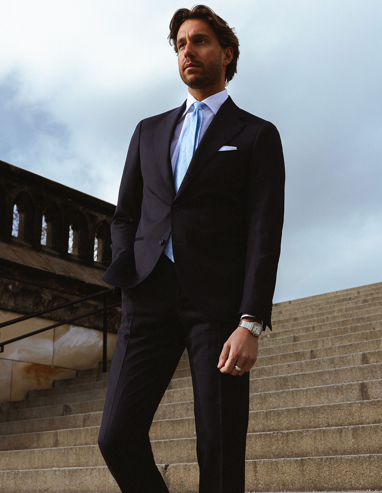 Ego Kavaj Slim Fit Navy 50