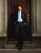 Dandy Kostymbyxa Straight Fit Svart 48