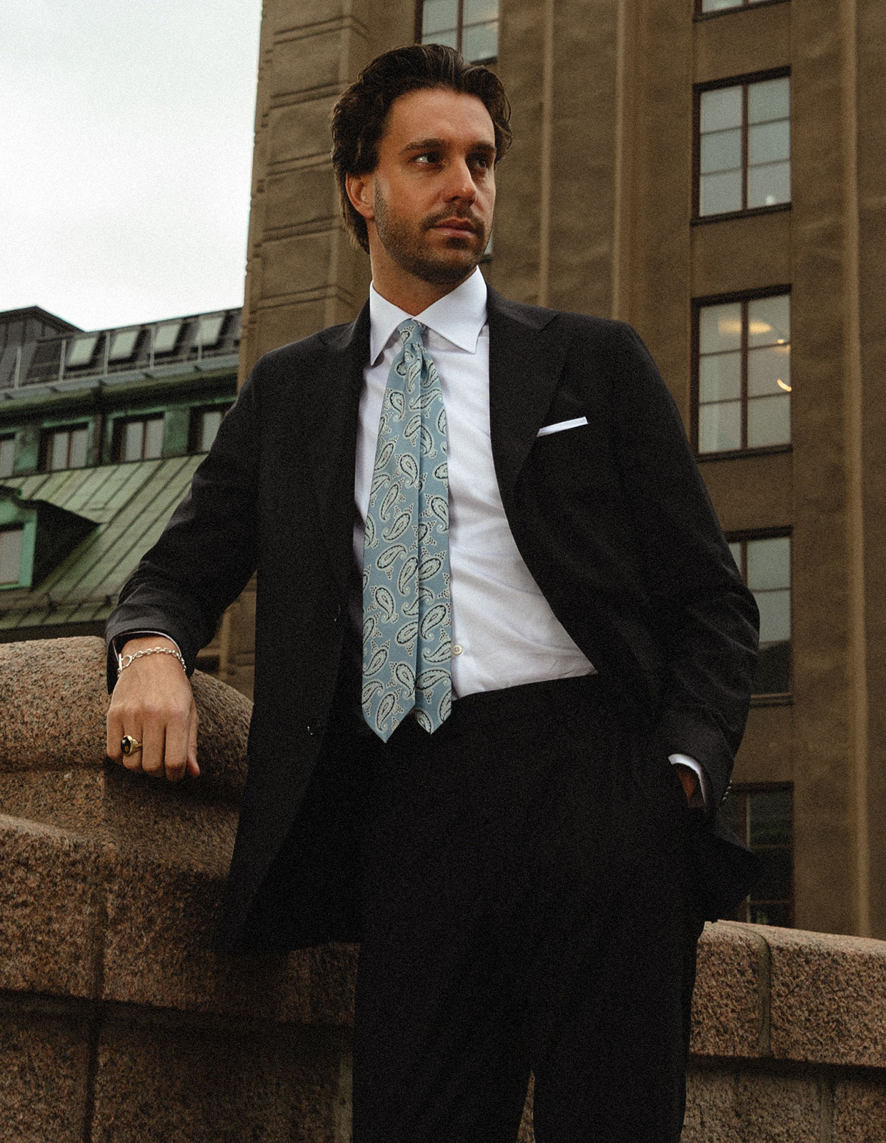 Ego Kavaj Slim Fit Svart 48