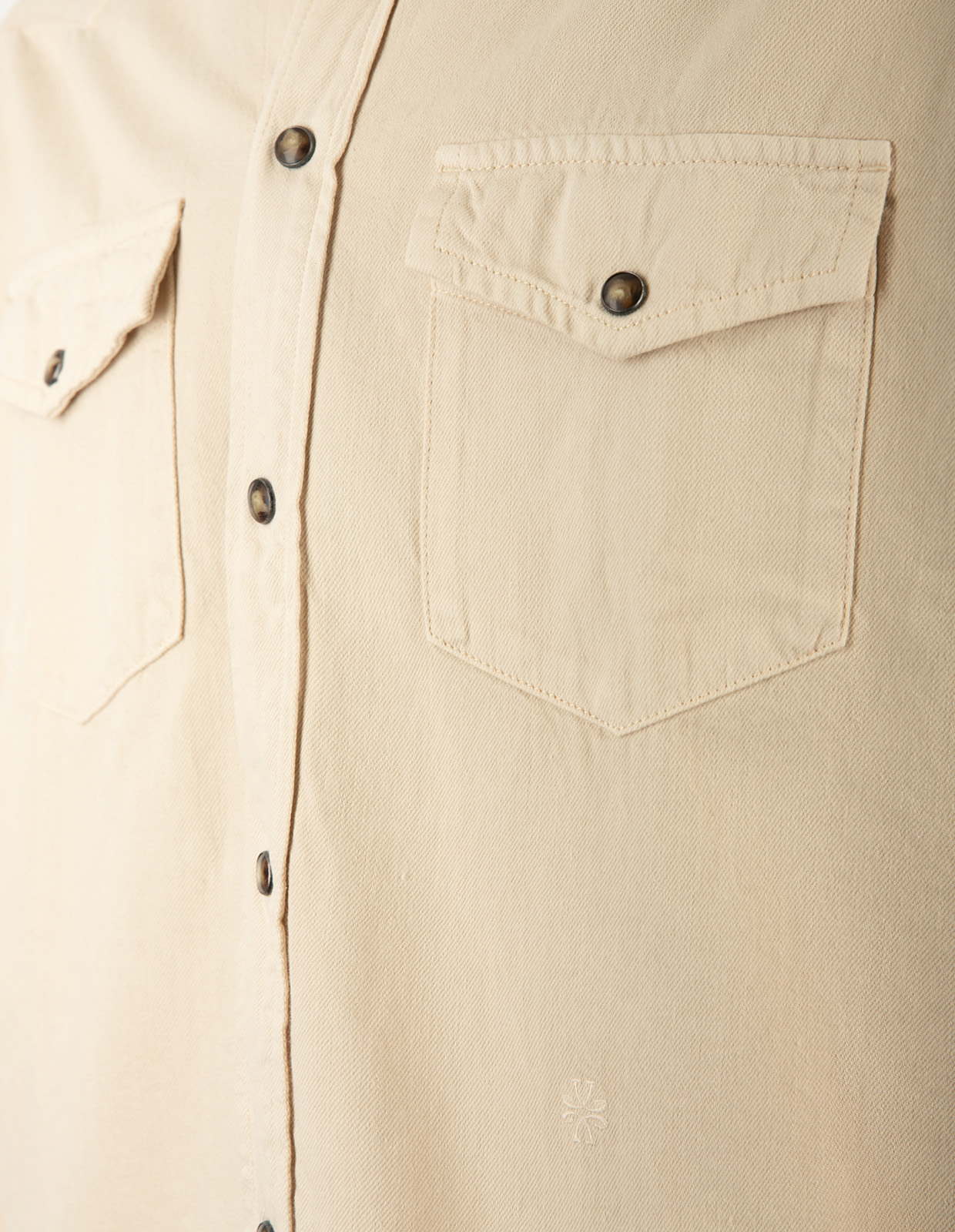 Skjorta Western Bomull Beige XXL