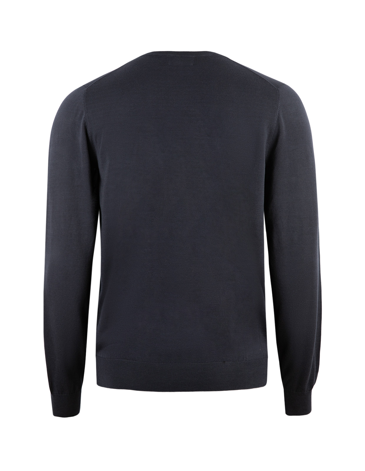 Oakford Tröja Rundhals Hight Twist Bomull Navy