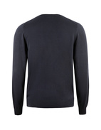 Oakford Tröja Rundhals Hight Twist Bomull Navy 52