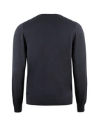 Oakford Tröja Rundhals Hight Twist Bomull Navy