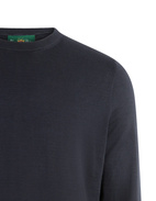 Oakford Tröja Rundhals Hight Twist Bomull Navy 52