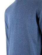 Oakford Tröja Rundhals Hight Twist Bomull Denimblå