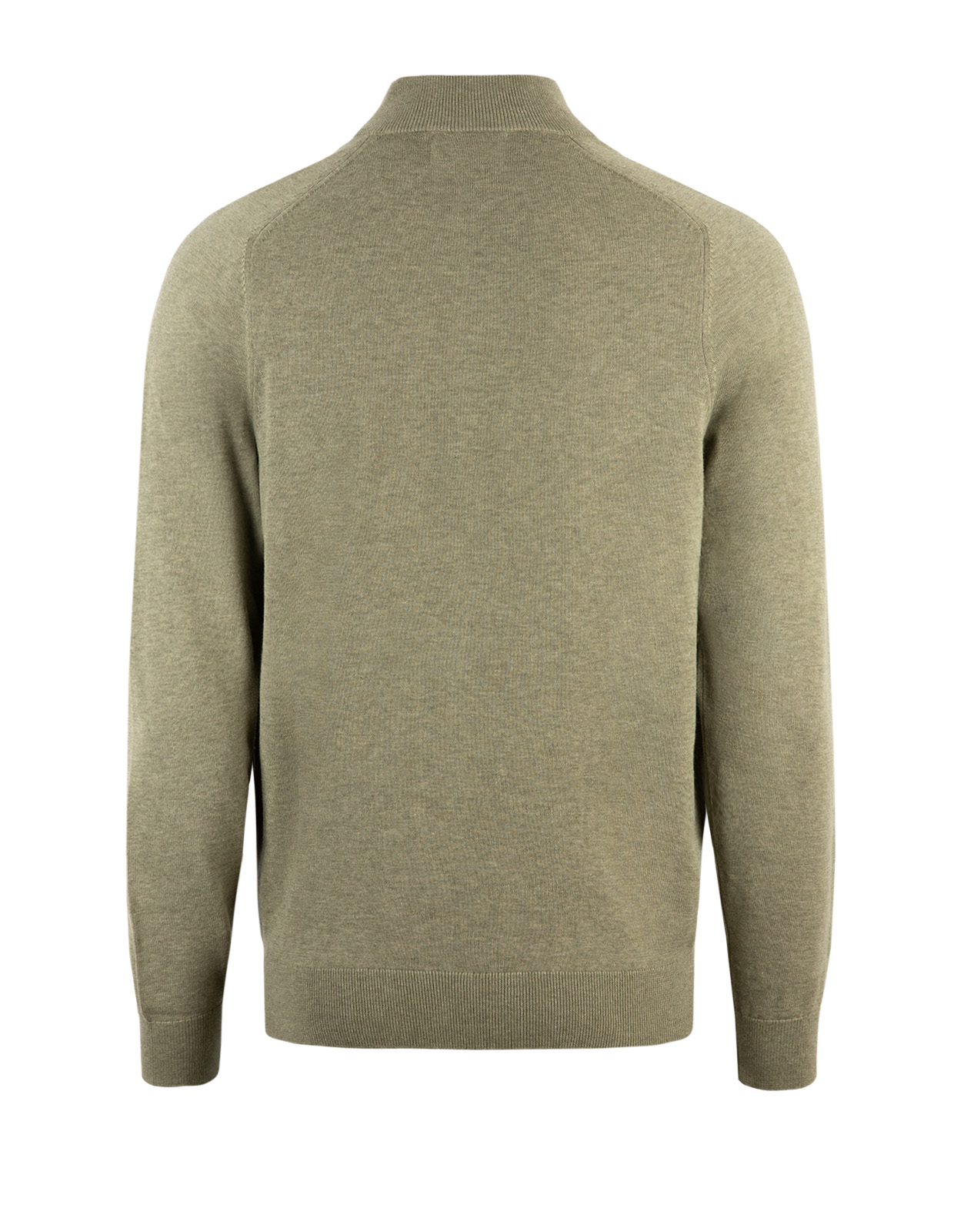 Rumford Zip-tröja Hight Twist Bomull Mossgrön