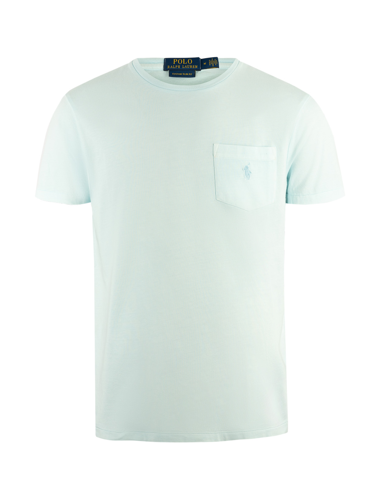 Custom Slim T-shirt Mineral Ljusblå
